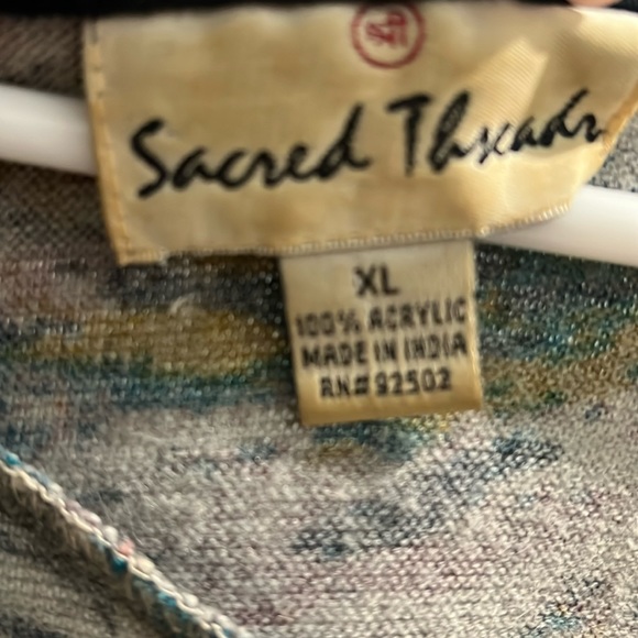 Sacred Threads Ruffled Tunic/ Sweater - Picture 5 of 6